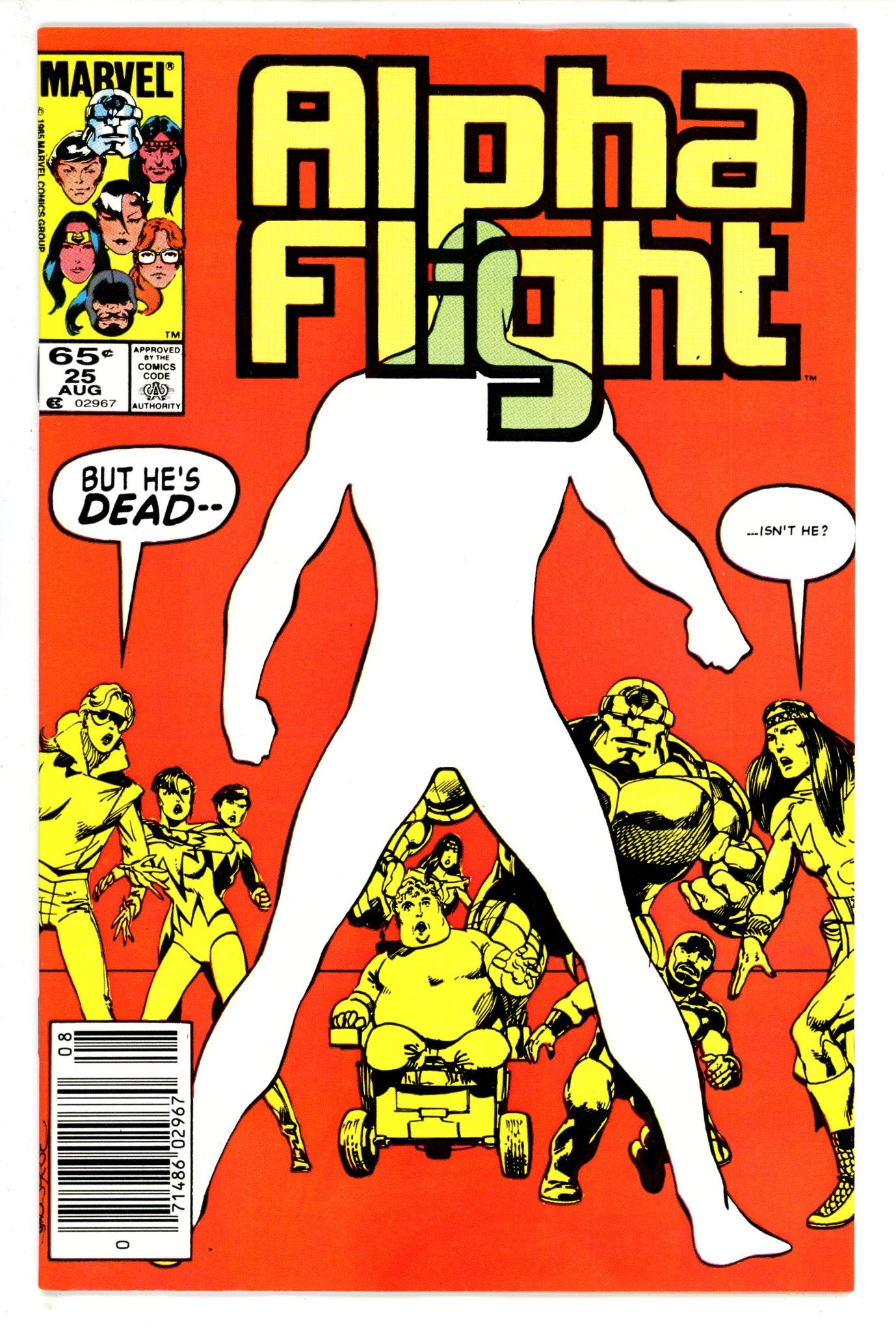 Alpha Flight Vol 1 25 Newsstand (1985)