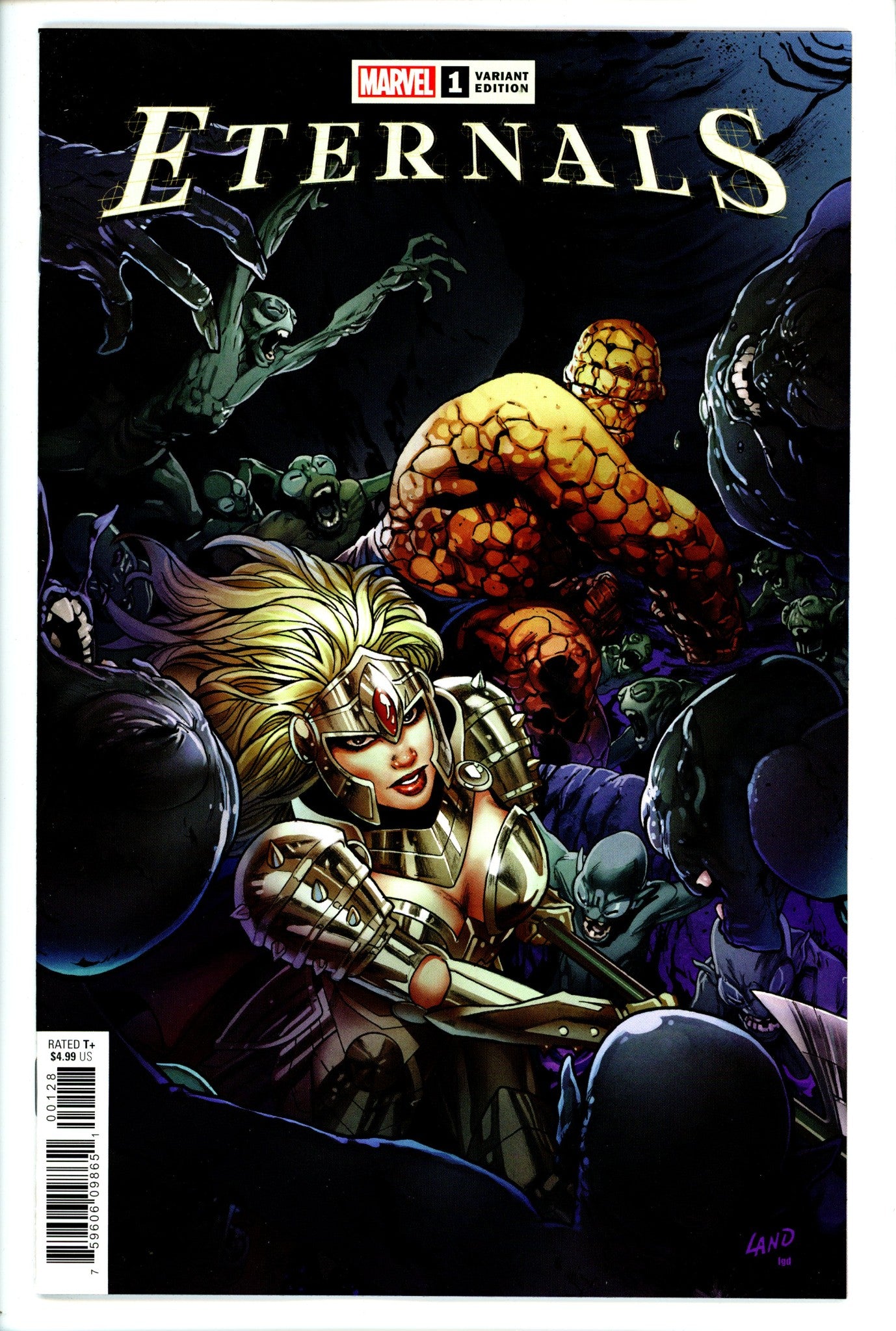 Eternals Vol 5 1 Land Variant-Marvel-CaptCan Comics Inc