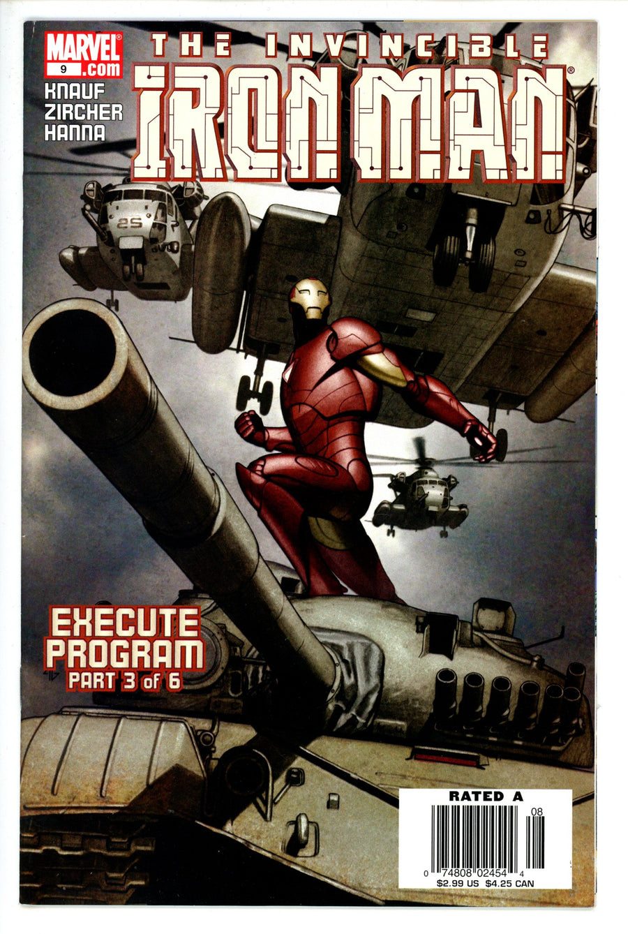 Iron Man Vol 4 9 Newsstand VF-