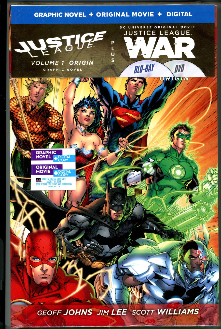 Justice League Origin Blu-Ray Combo HC