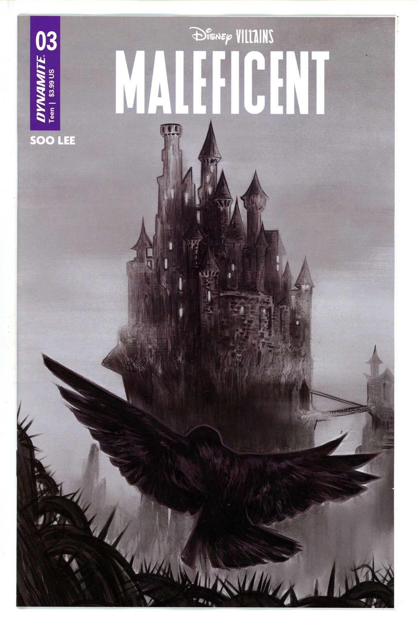 Disney Villains Maleficent 3 Lee B&W Incentive Variant (2023)