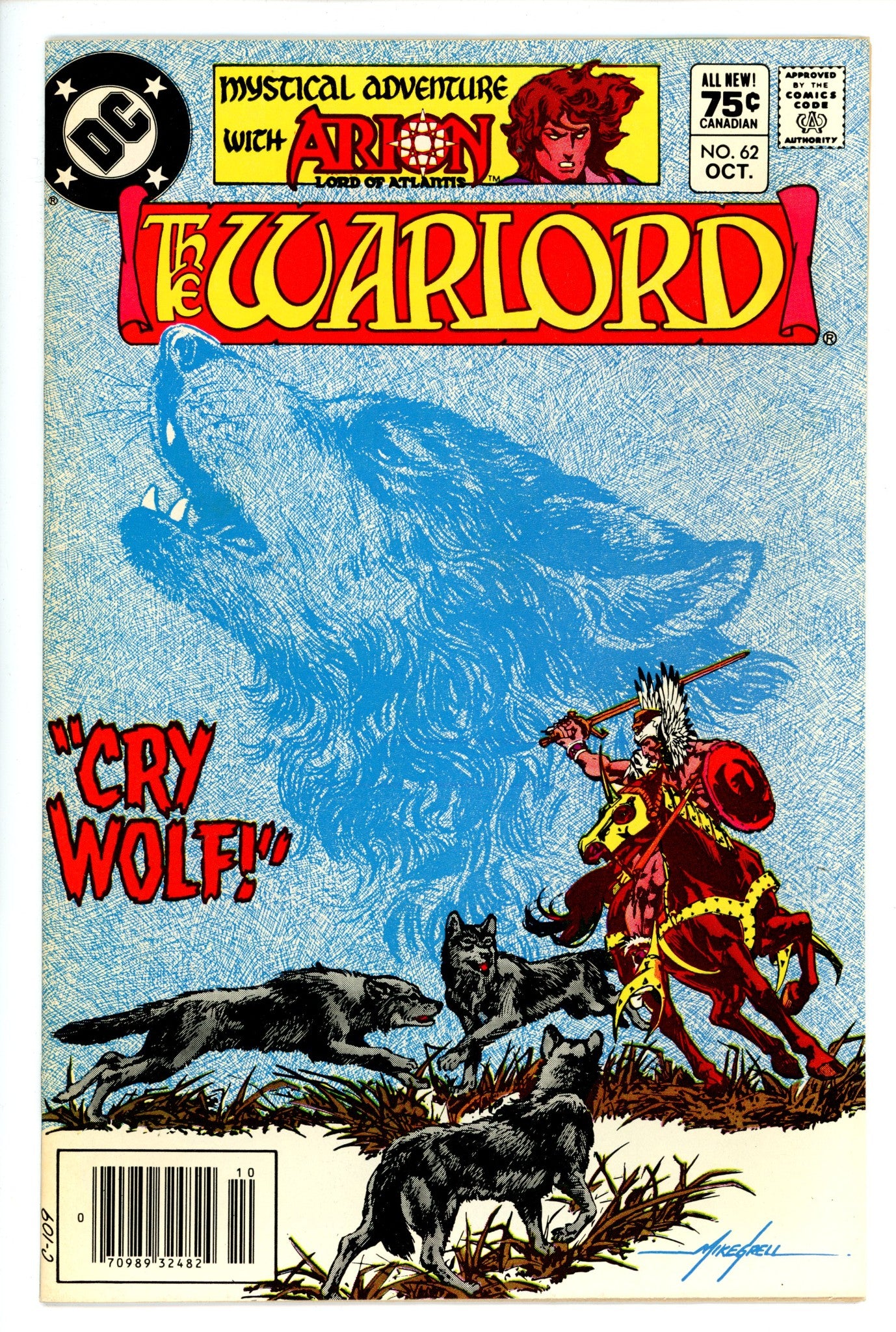 Warlord Vol 1 62 Canadian VF-