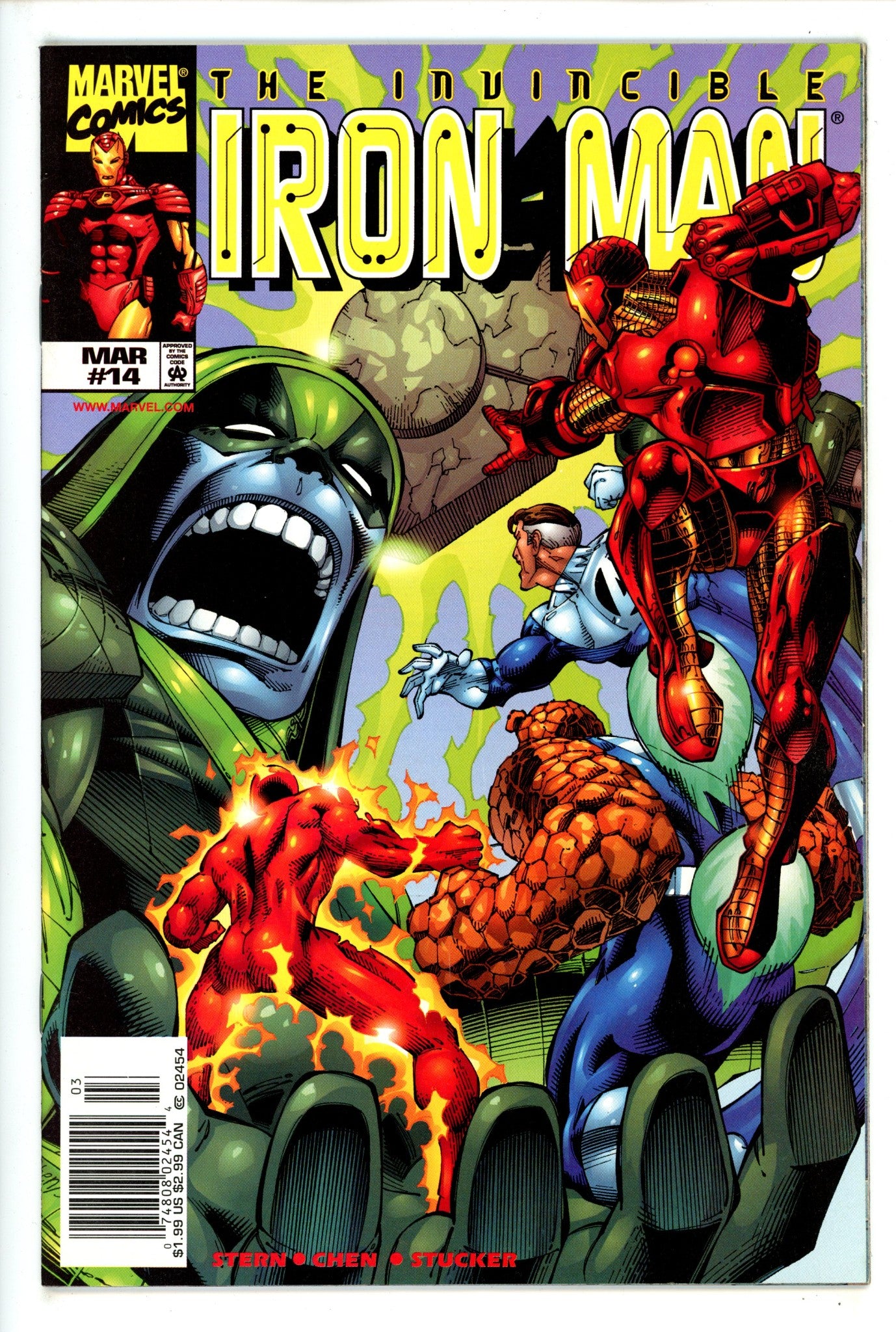 Iron Man Vol 3 14 Newsstand