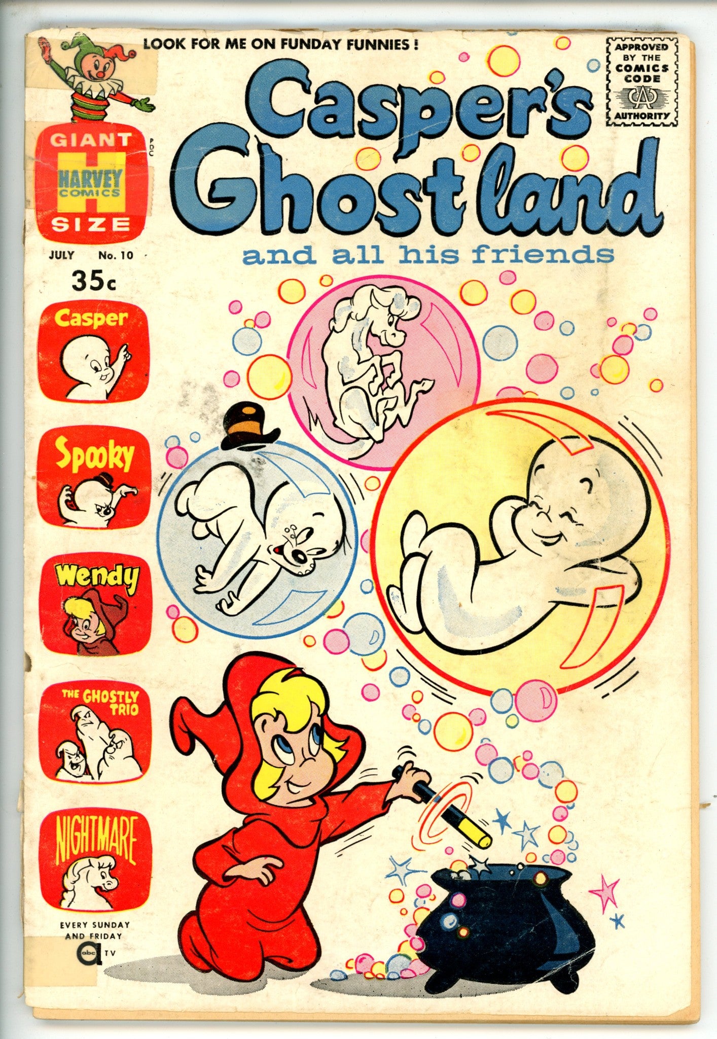 Casper's Ghostland 10 Canadian Price Variant GD (1960)
