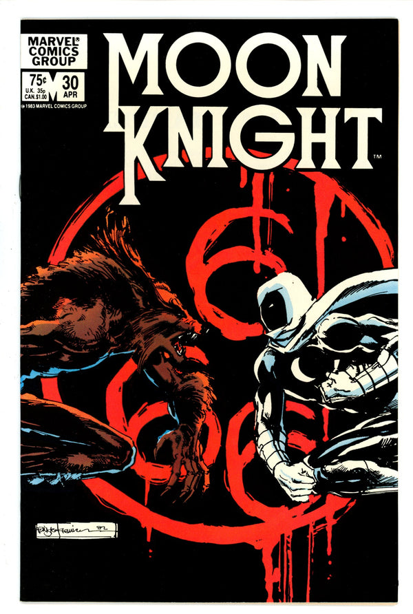 Moon Knight Vol 1 30 VF/NM