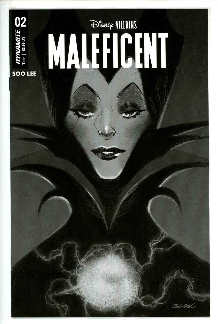 Disney Villains Maleficent 2 Durso B&W Incentive Variant (2023)