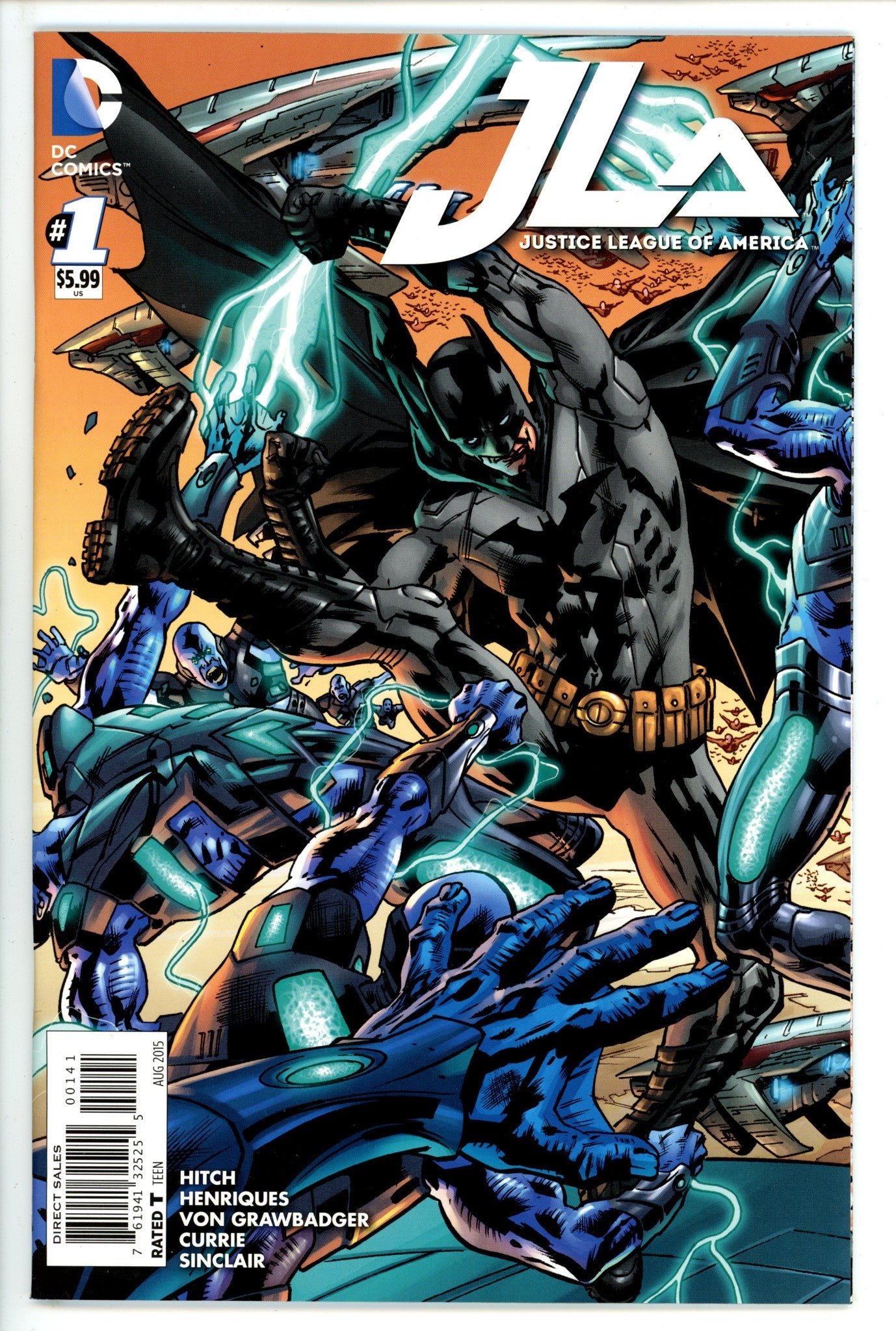 Justice League of America Vol 4 1 Hitch Variant (2015)