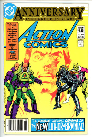 Action Comics Vol 1 544 Newsstand VF/NM