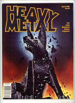Heavy Metal Vol 1980 April Newsstand VF-