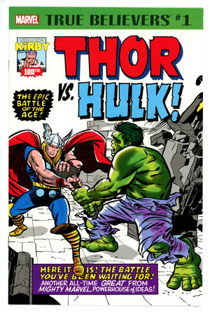 True Believers: Kirby 100th - Thor vs. Hulk [nn] NM-