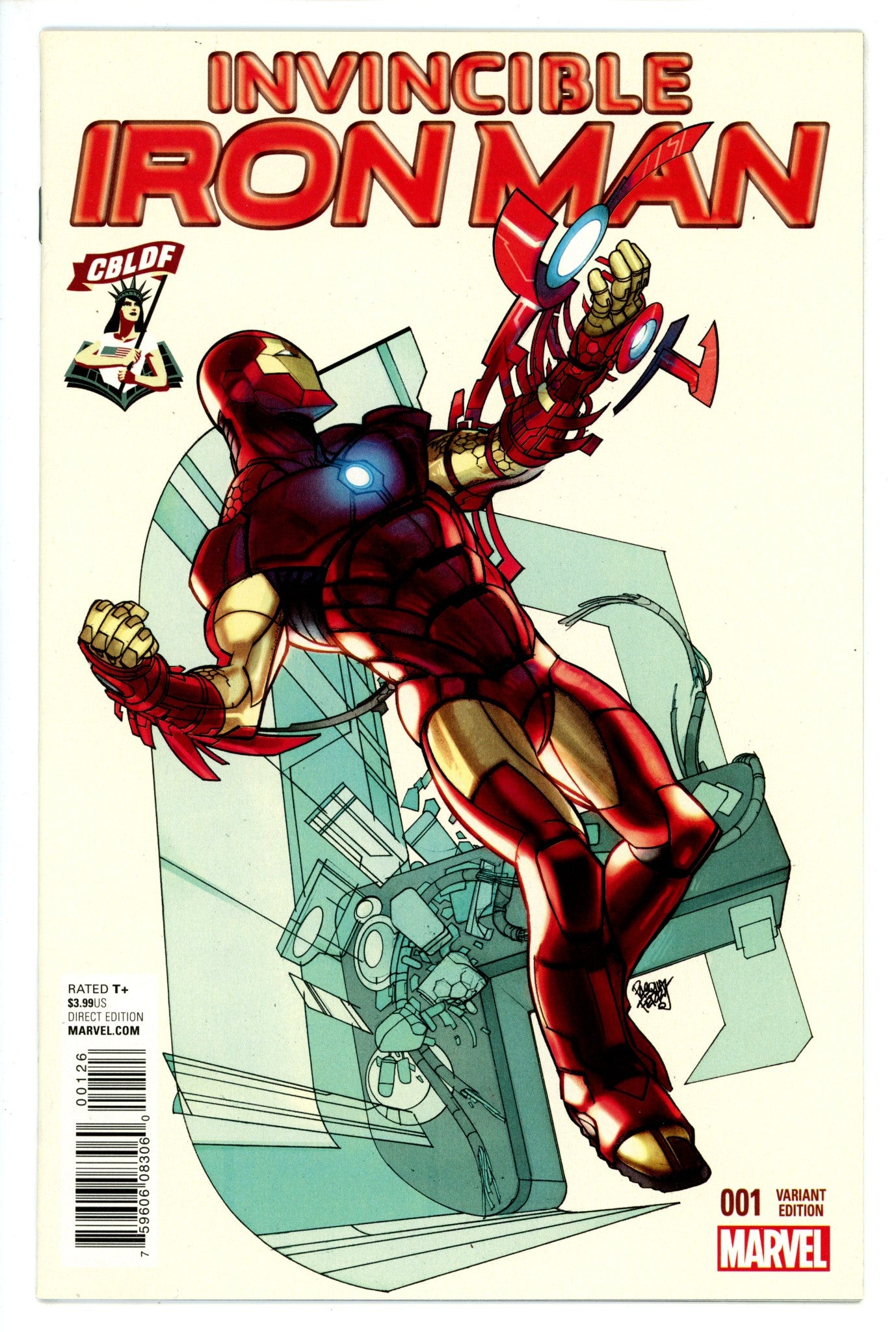 Invincible Iron Man Vol 1 1 Ferry Variant