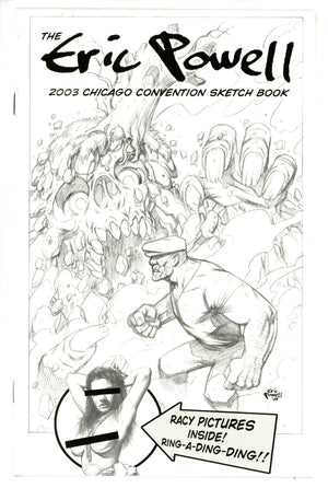 Eric Powell 2003 Chicago Convention Sketch Book [nn] Signed Powell VF+
