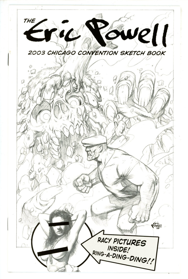 Eric Powell 2003 Chicago Convention Sketch Book [nn] Signed Powell VF+