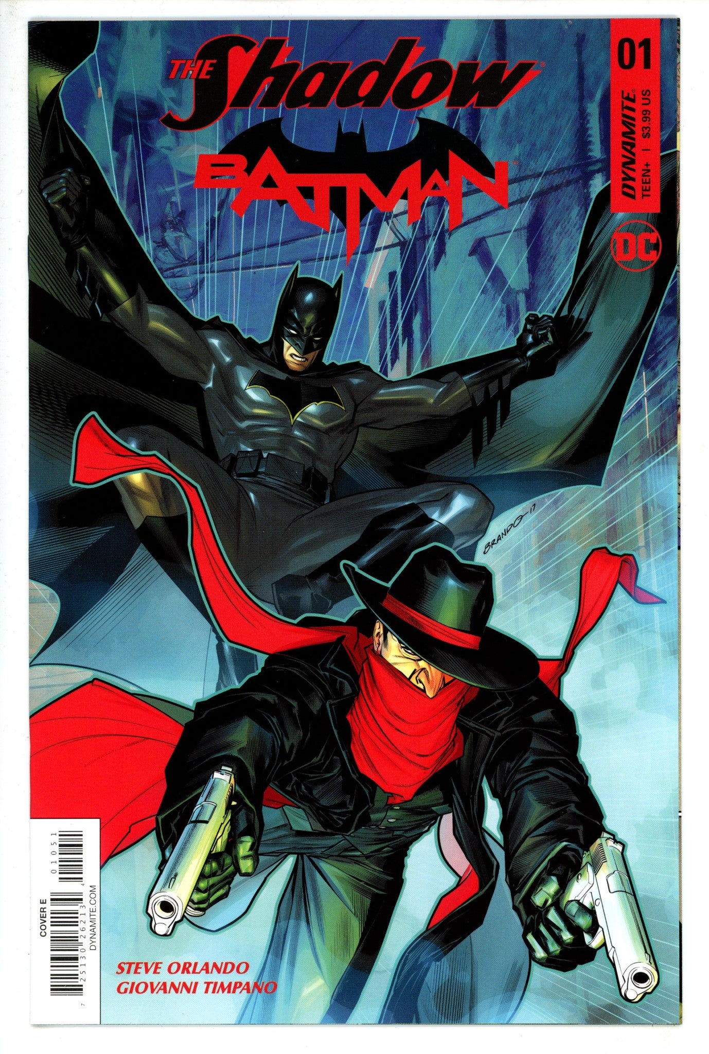 The Shadow / Batman 1 Peterson Variant
