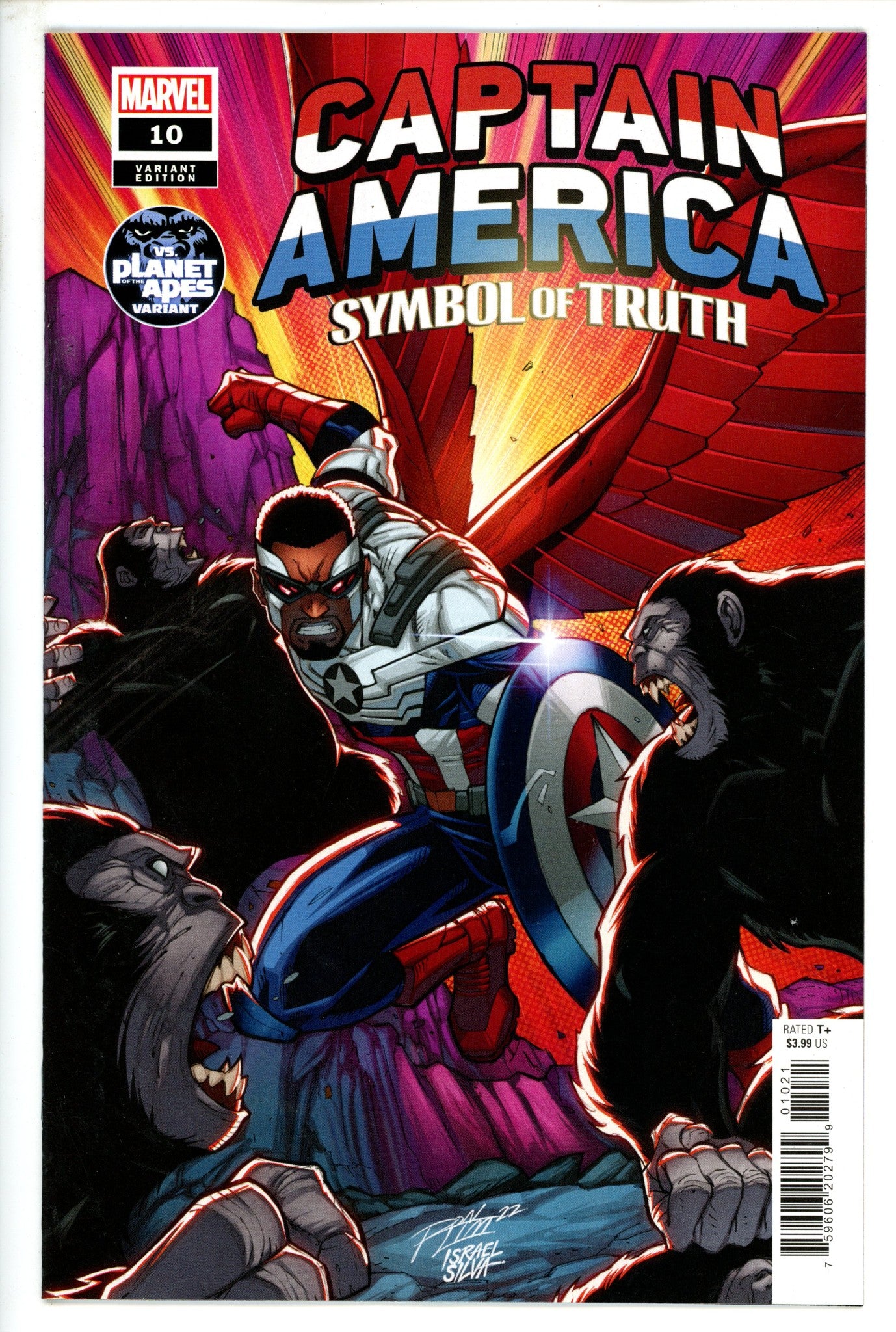 Captain America Symbol Of Truth 10 Lim Planet of the Apes Variant (2023)