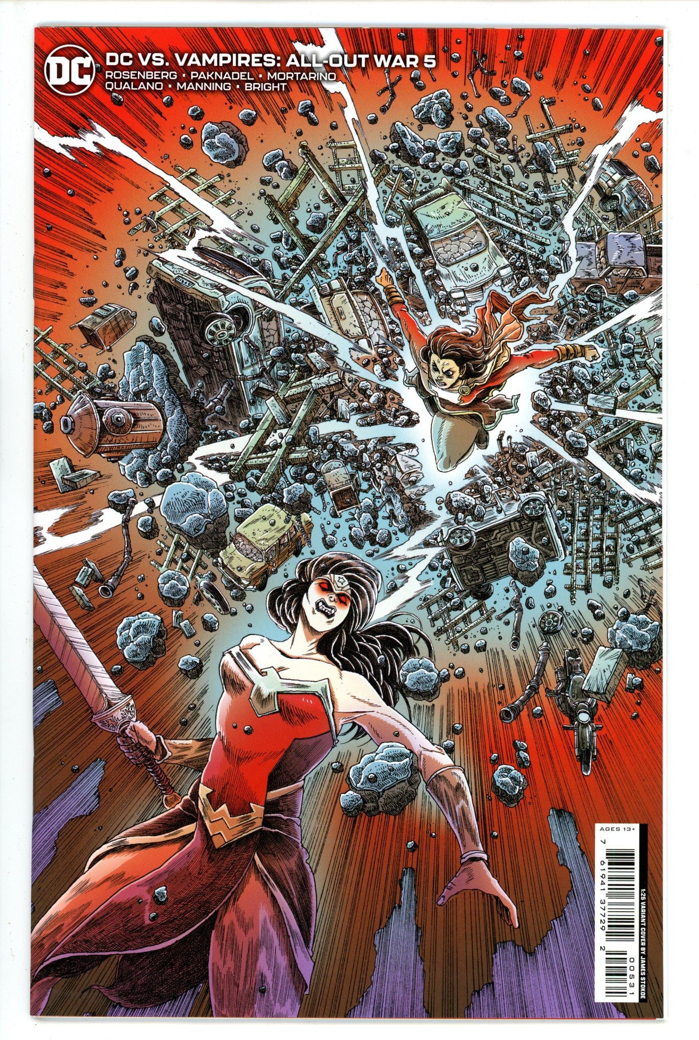 DC vs Vampires All-Out War 5 Stokoe Variant NM+