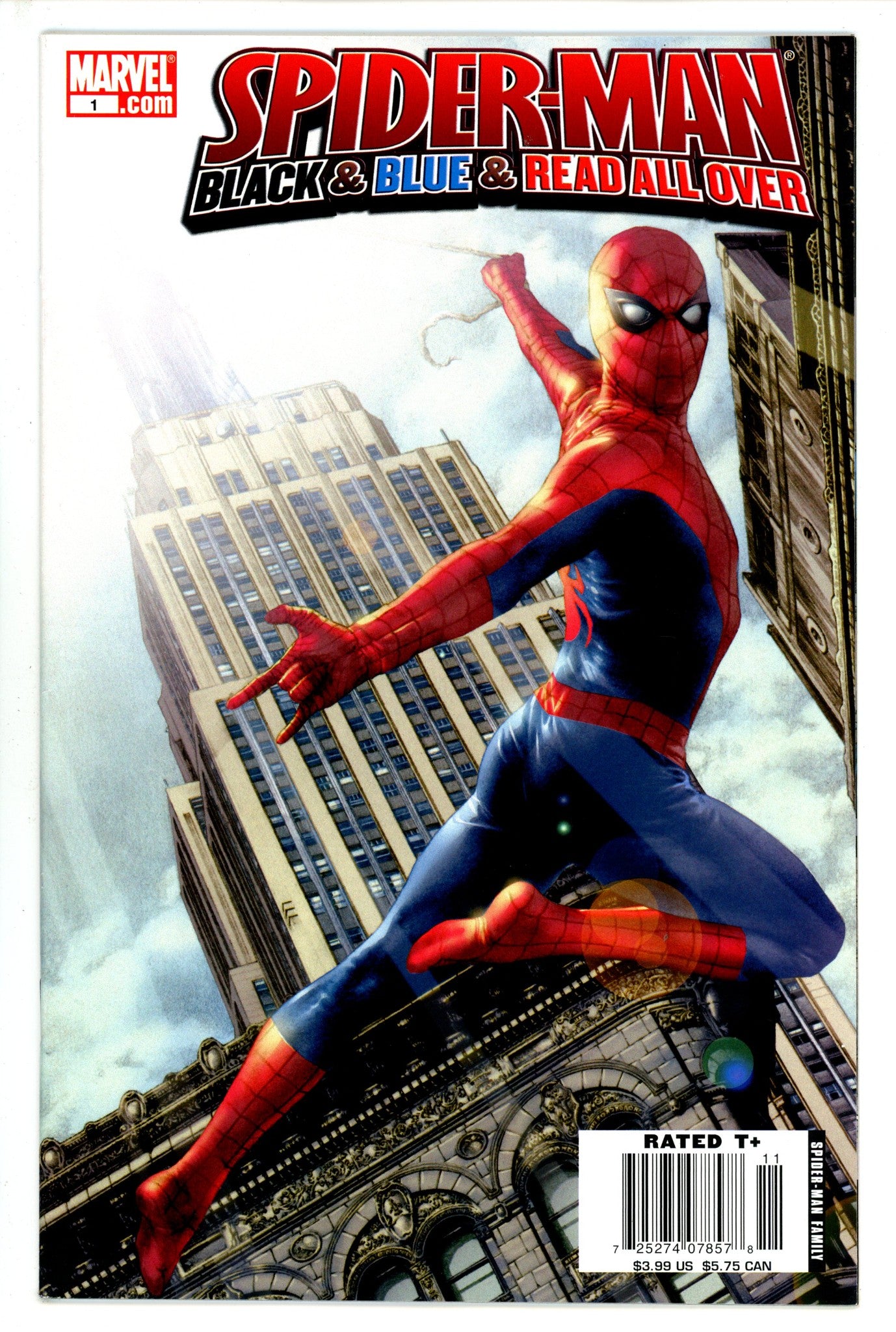 Spider-Man Special: Black and Blue and Read All Over 1 Newsstand VF (2006)