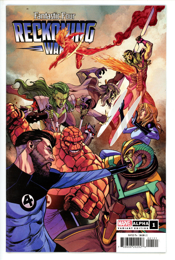Fantastic Four Reckoning War Alpha 1 Caselli Variant (2022)