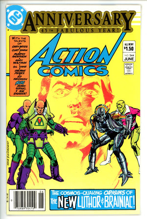Action Comics Vol 1 544 Newsstand NM-