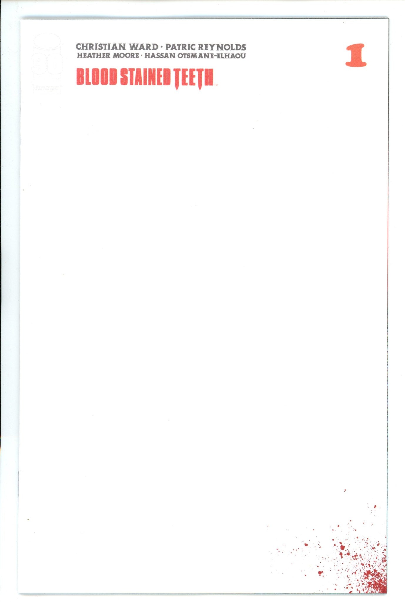 Blood Stained Teeth 1 Blank Variant (2022)