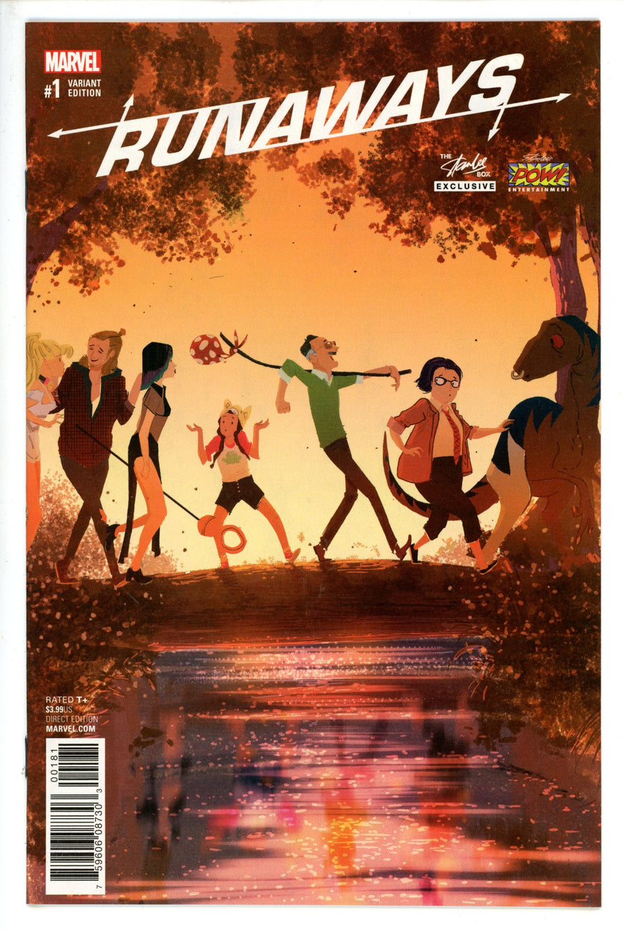 Runaways Vol 5 1 Stan Lee Box Variant NM-