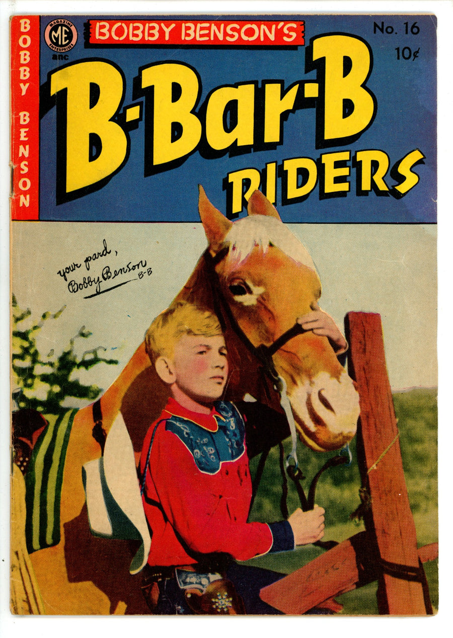 Bobby Benson's B-Bar-B Riders 16 VG+ (1952)