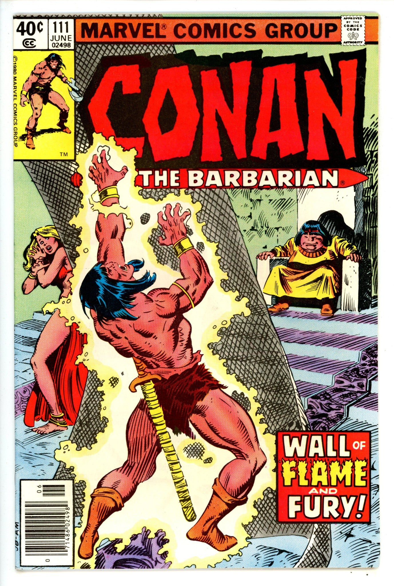 Conan the Barbarian Vol 1 111 Newsstand