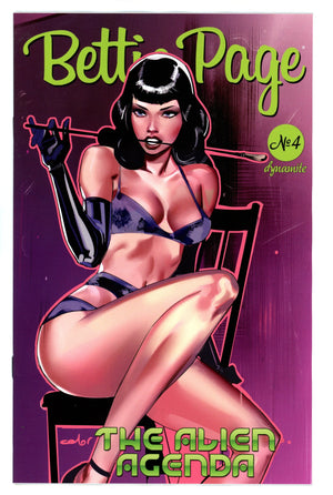 Bettie Page Alien Agenda 4 Celor Variant (2022)