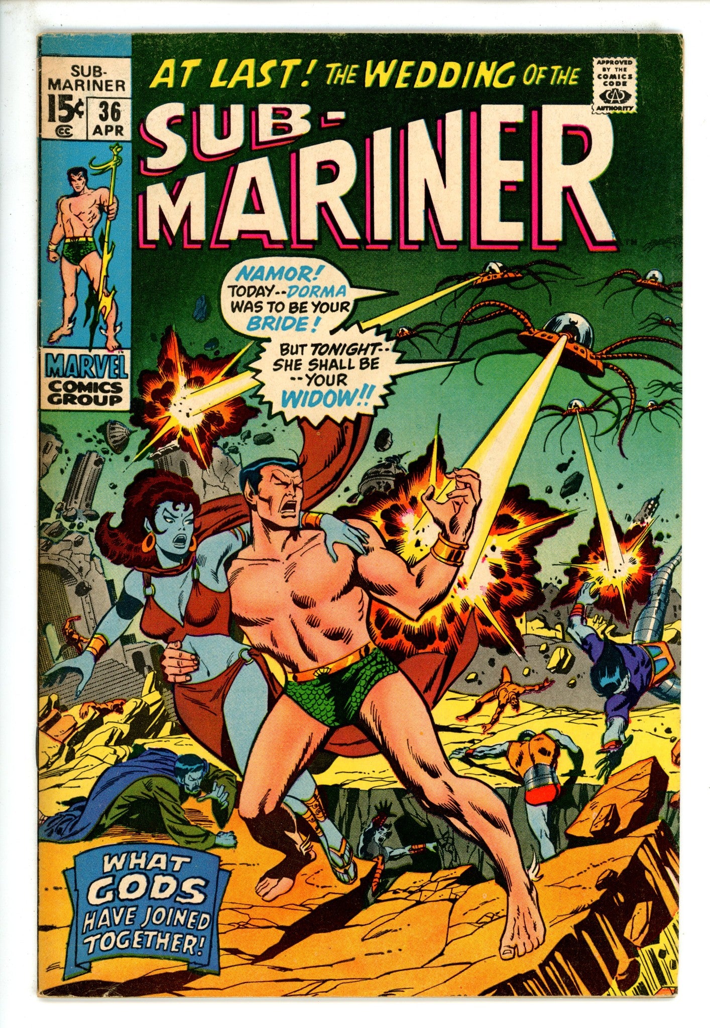 Sub-Mariner Vol 1 36 FN/VF (1971)