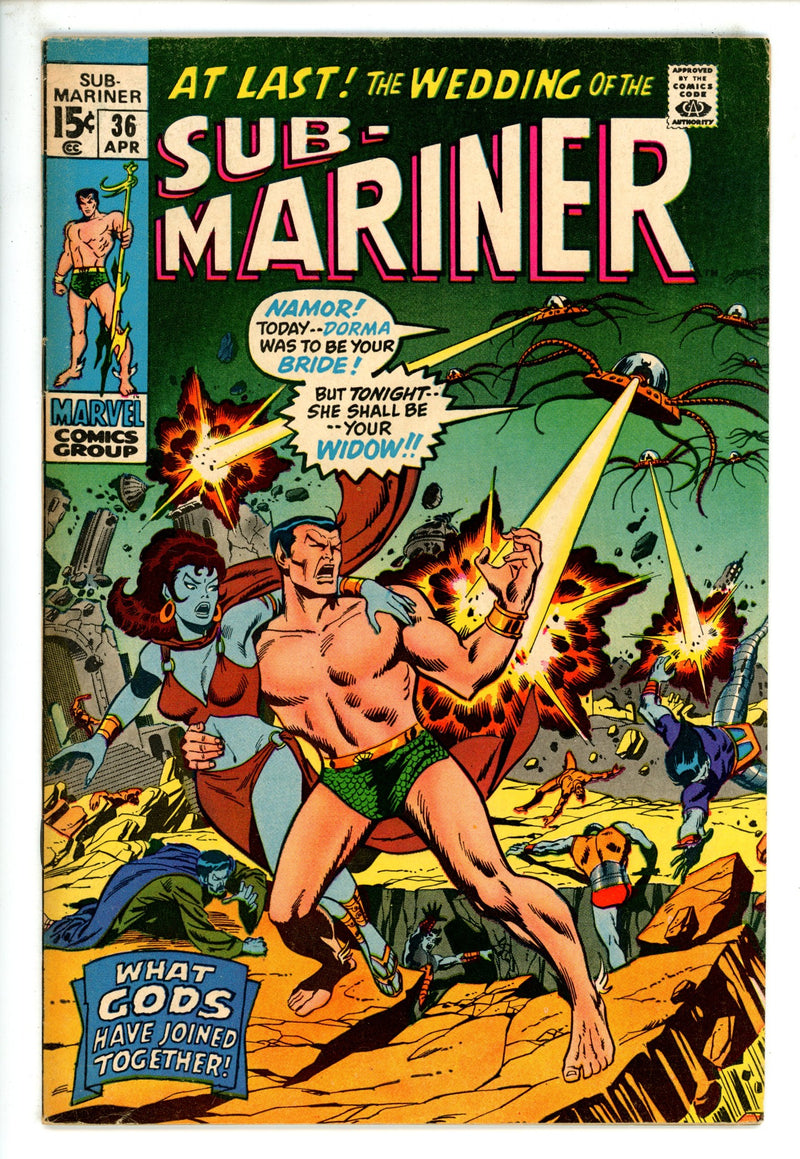 Sub-Mariner Vol 1 36 FN/VF (1971)