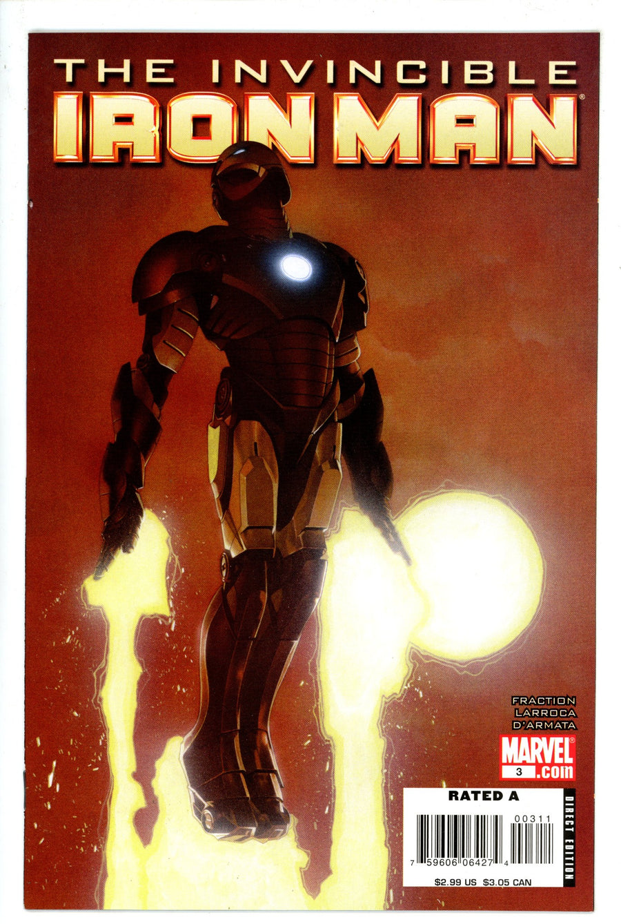 Invincible Iron Man Vol 1 3 Charest Variant