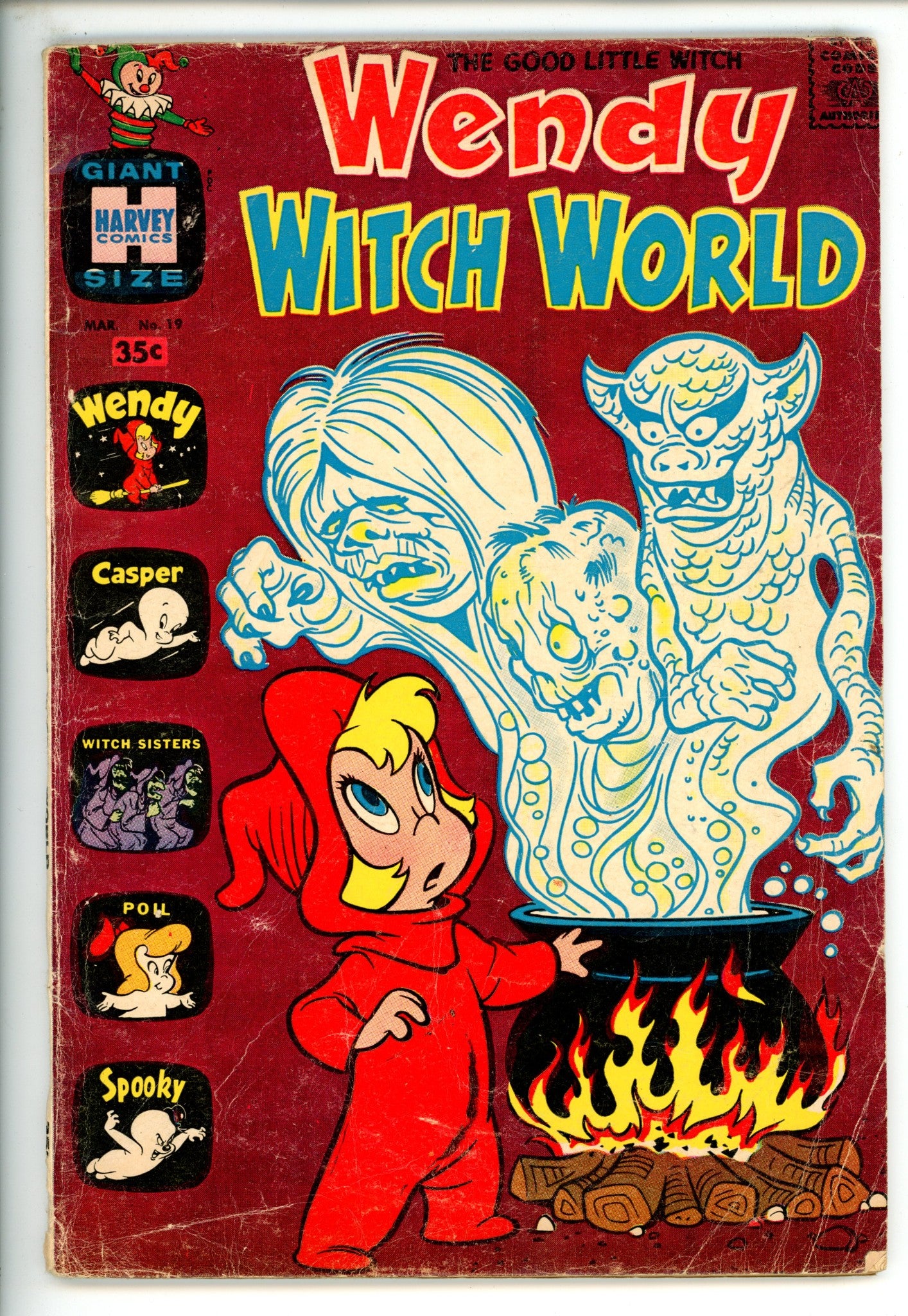 Wendy Witch World 19 Canadian Price Variant GD+ (1966)