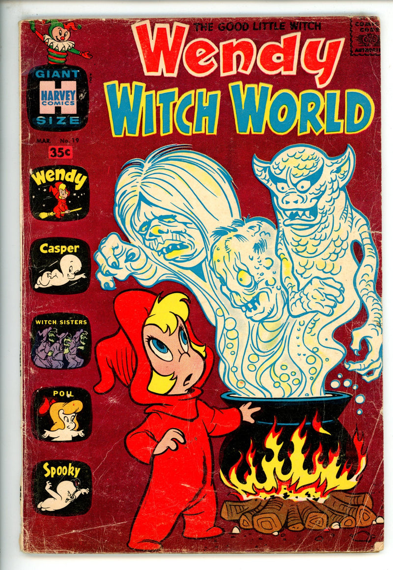 Wendy Witch World 19 Canadian Price Variant GD+ (1966)