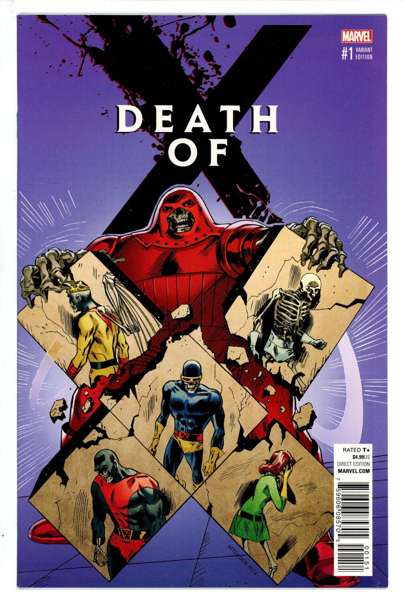 Death of X 1 Guice Homage Variant (2016)