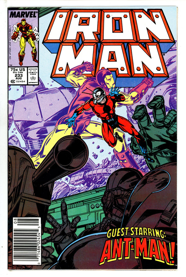 Iron Man Vol 1 233 Newsstand (1988)