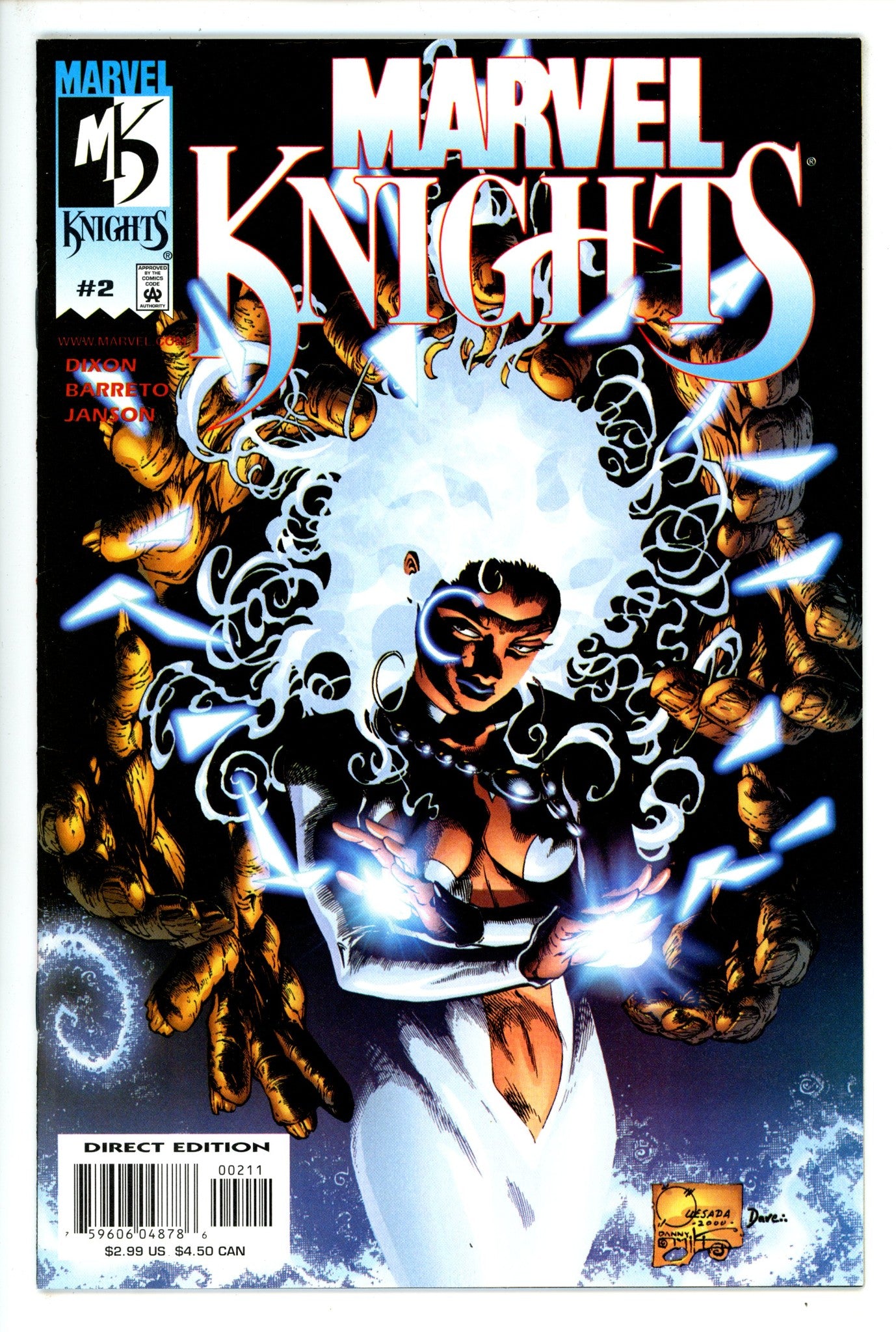 Marvel Knights Vol 1 2 Quesada Variant