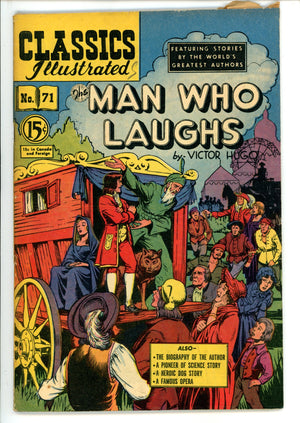 Classics Illustrated The Man Who Laughs 71 HRN 75 Canadian VG/FN