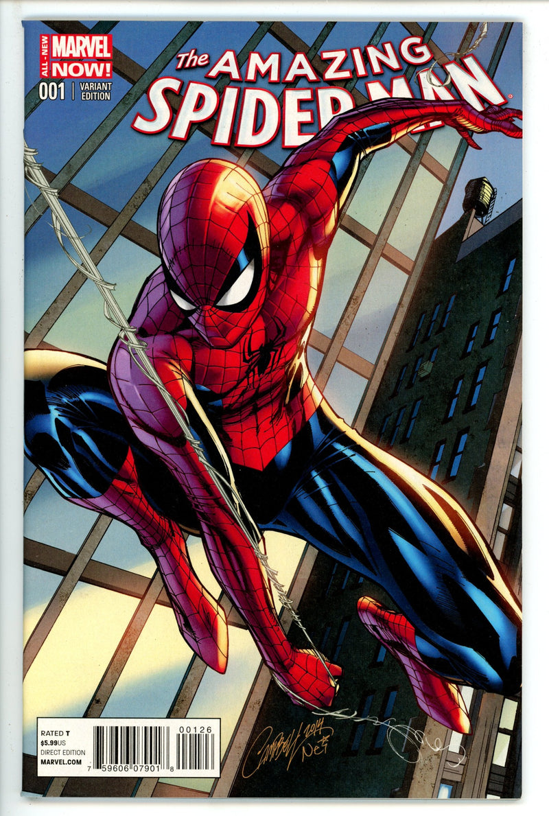 The Amazing Spider-Man Vol 3 1 Campbell Variant NM-