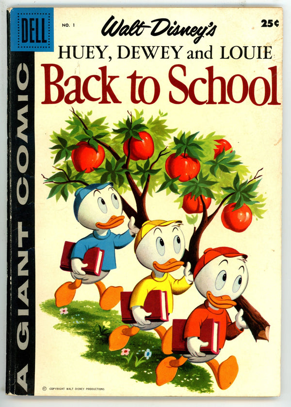 Huey, Dewey and Louie Back to School 1 VG+ (1958)