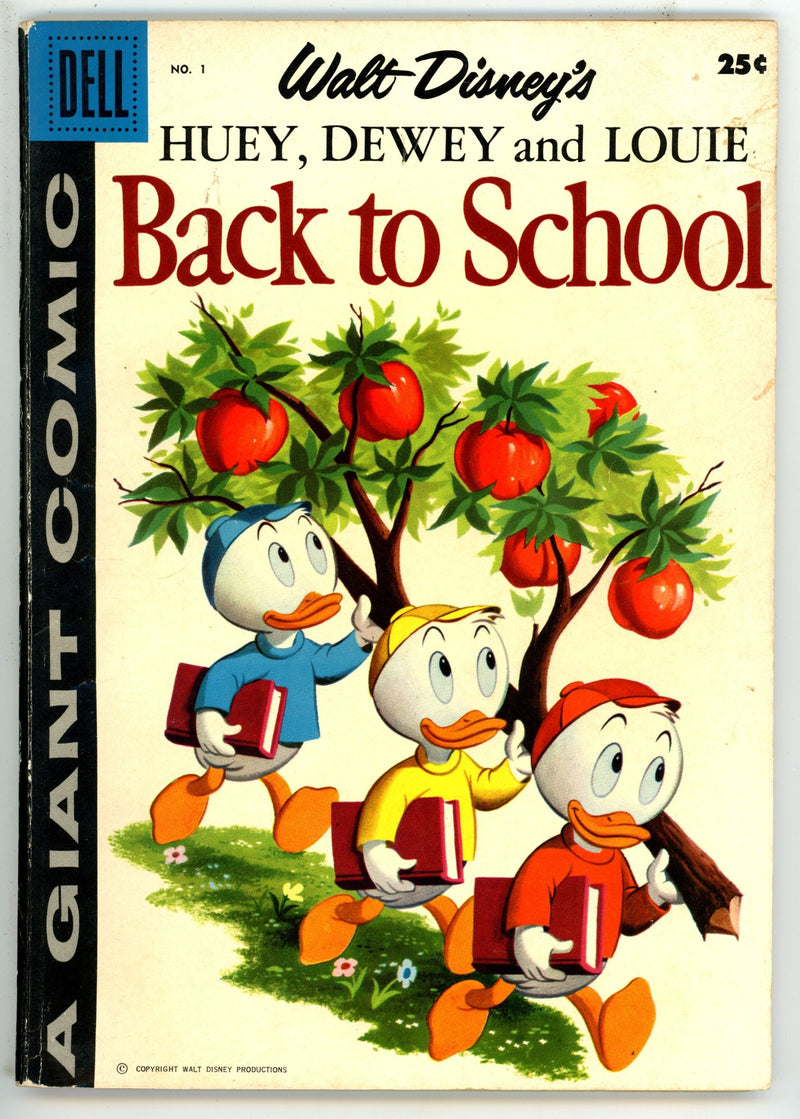 Huey, Dewey and Louie Back to School 1 VG+ (1958)