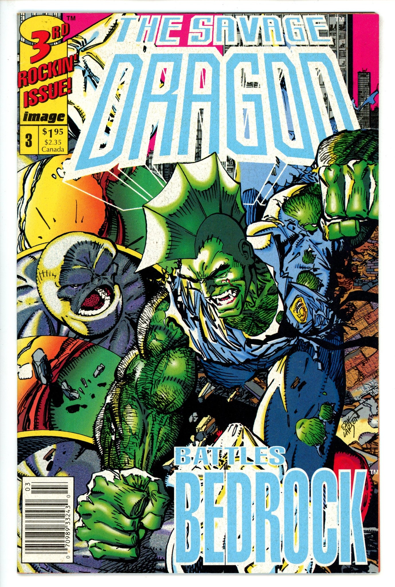 The Savage Dragon 3 Newsstand VF/NM