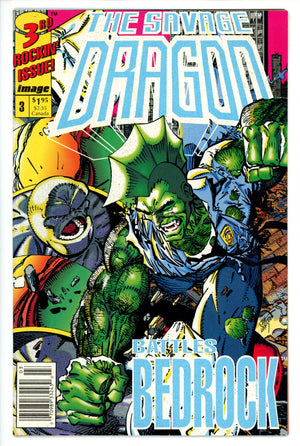 The Savage Dragon 3 Newsstand VF/NM