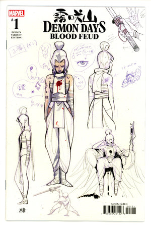 Demon Days Blood Feud 1 Momoko Variant NM+