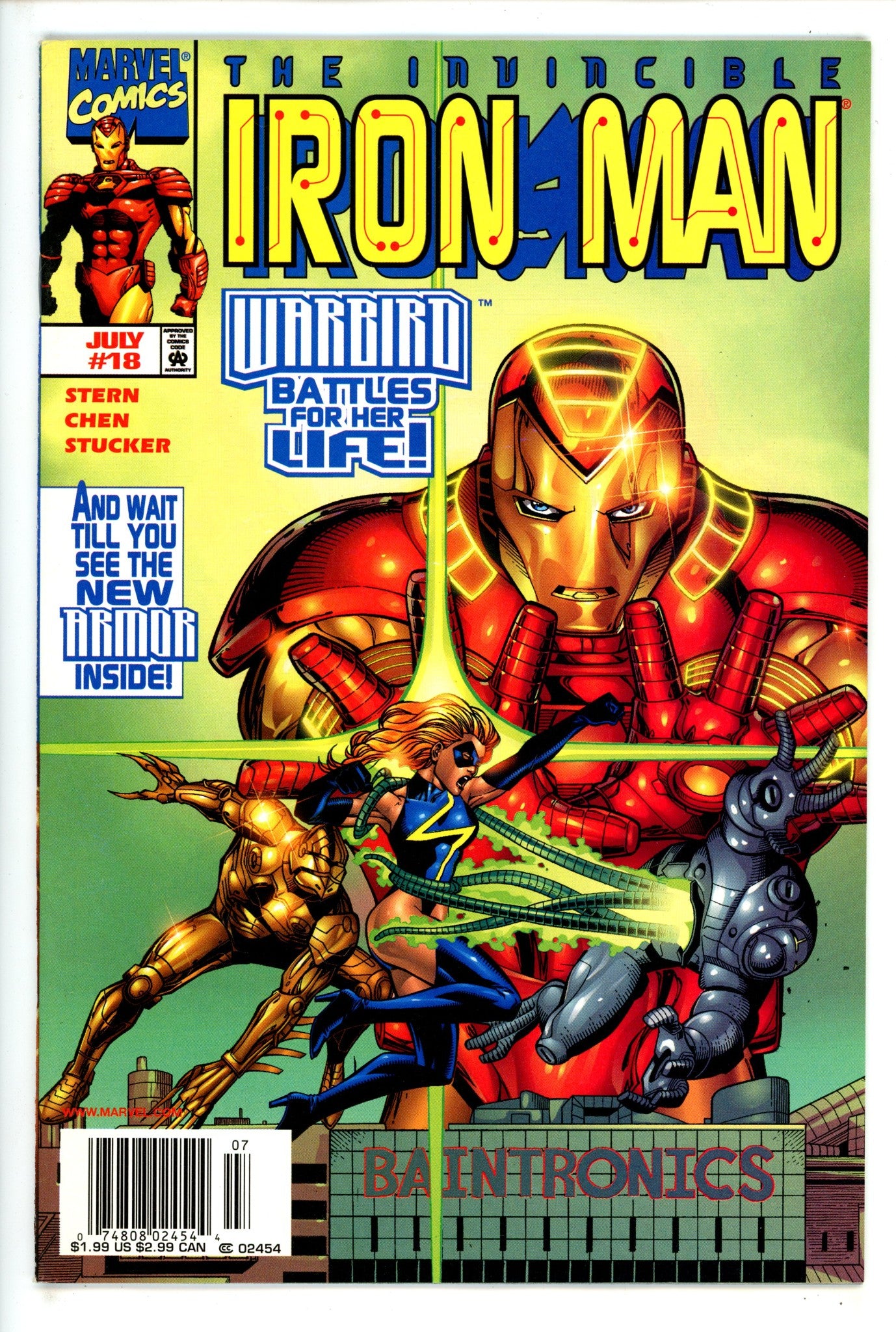 Iron Man Vol 3 18 Newsstand