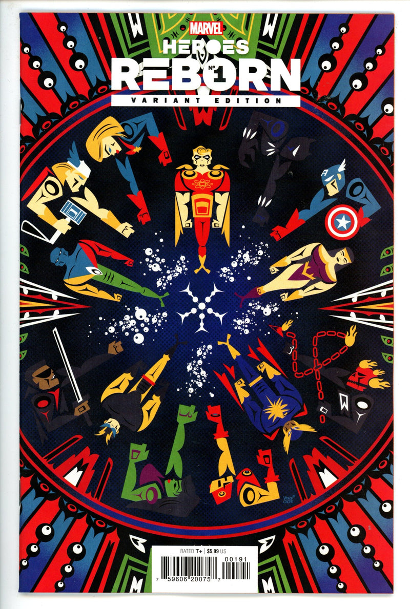 Heroes Reborn 1 Veregge Variant NM+