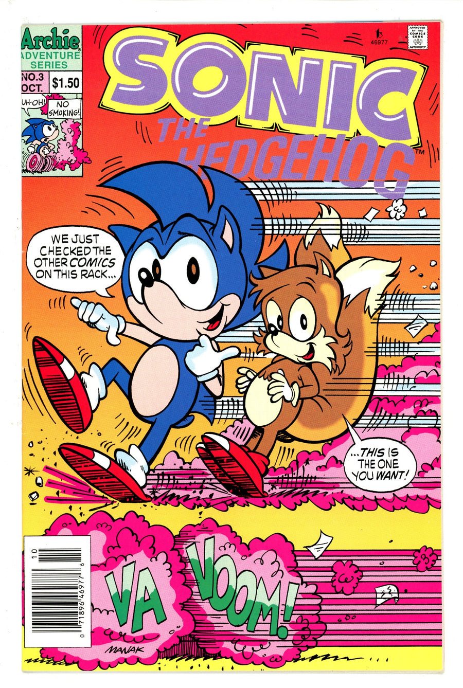 Sonic the Hedgehog Vol 2 3 Canadian VF-