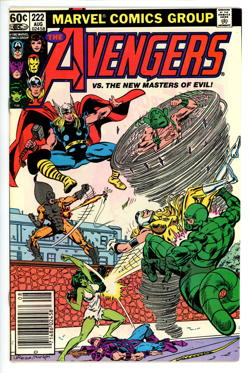 The Avengers Vol 1 222 Newsstand