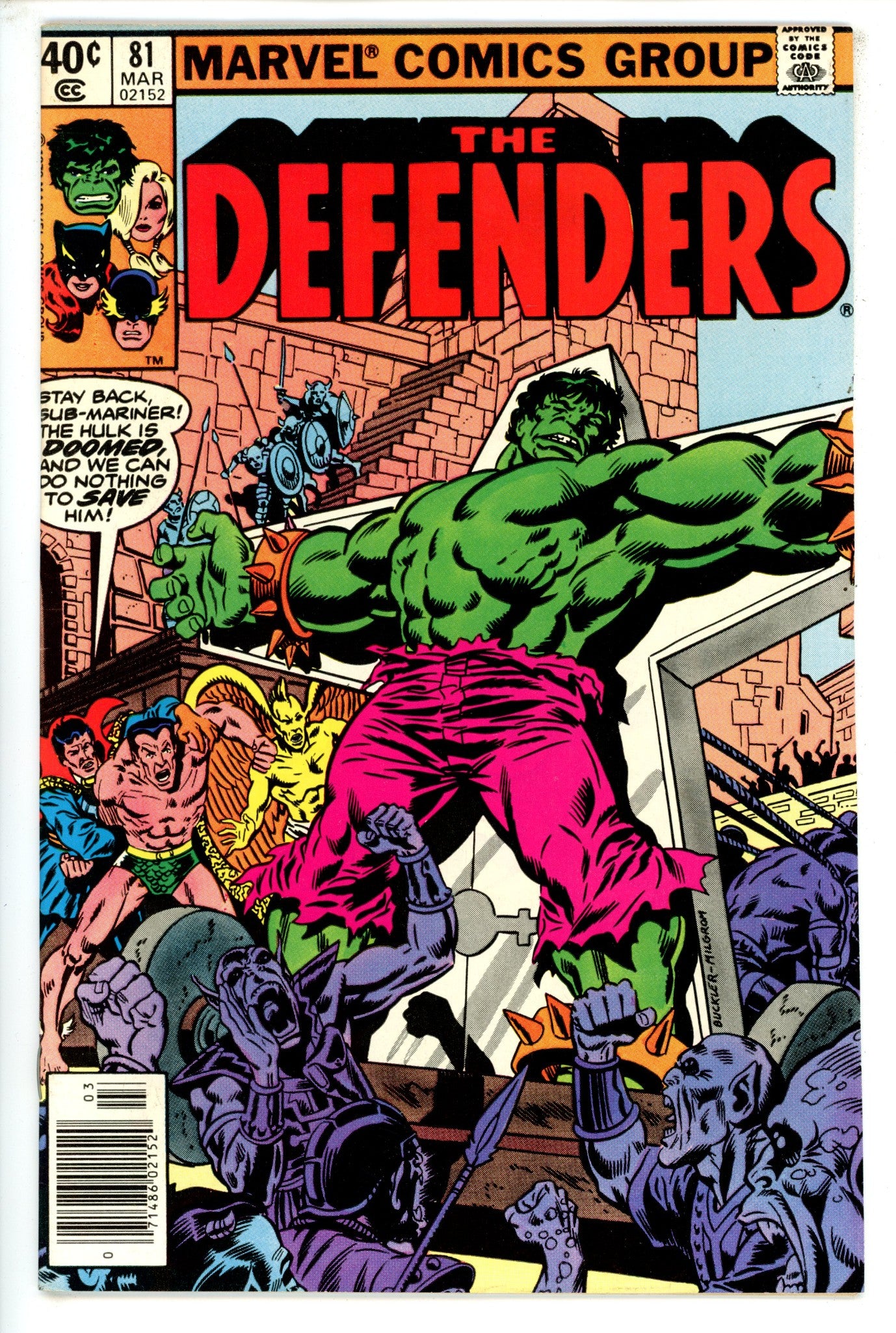 The Defenders Vol 1 81 Newsstand
