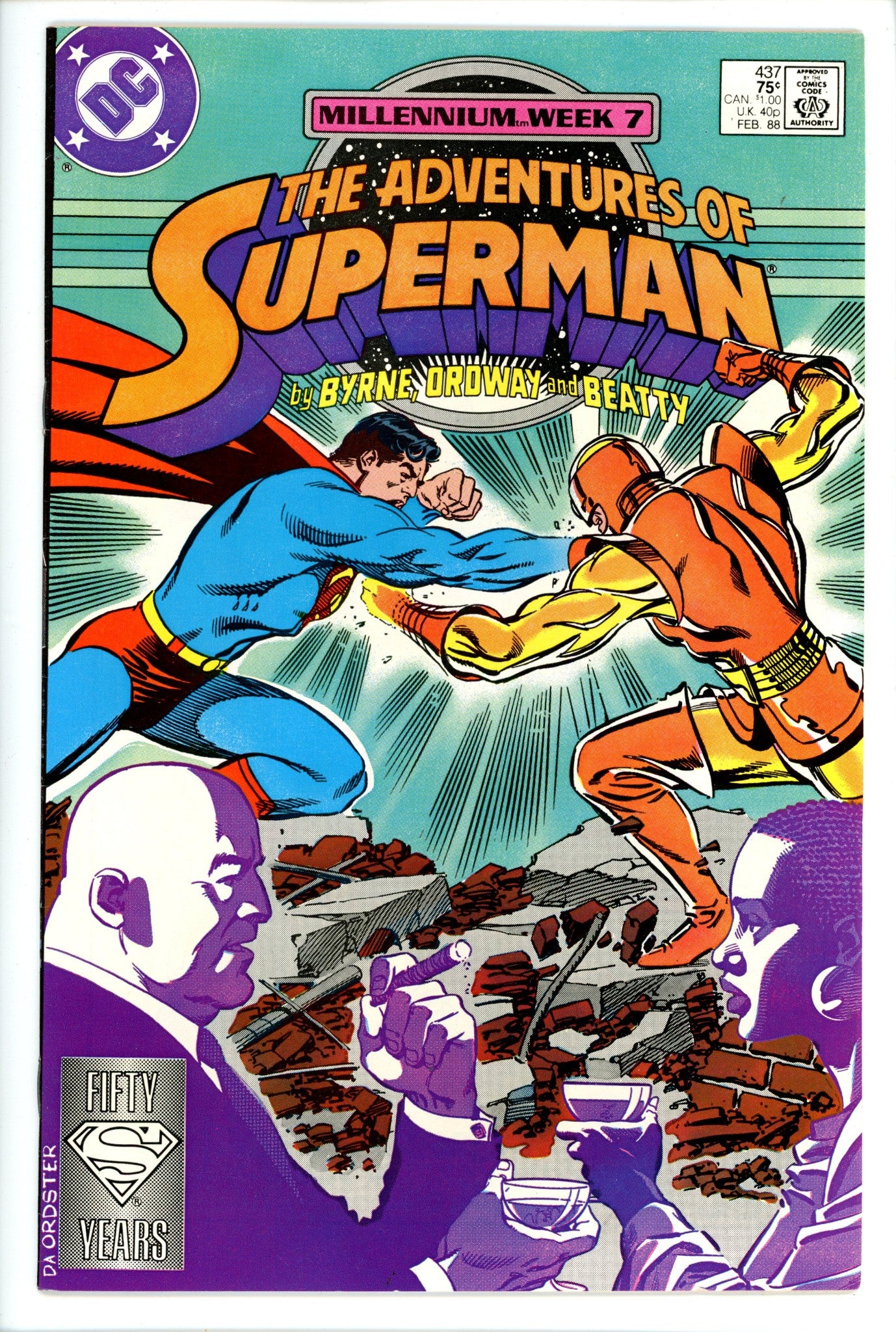 Adventures of Superman 437-DC-CaptCan Comics Inc