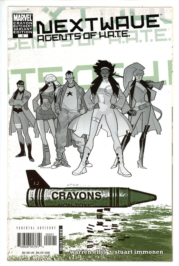 Nextwave: Agents of H.A.T.E. 5 Crayon Variant